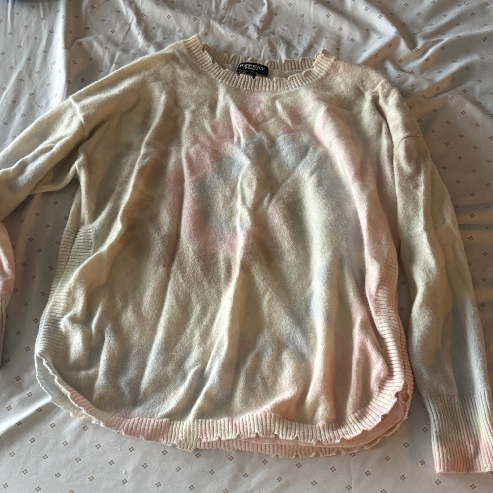 Elegant Multicolor Crew Neck Sweater
